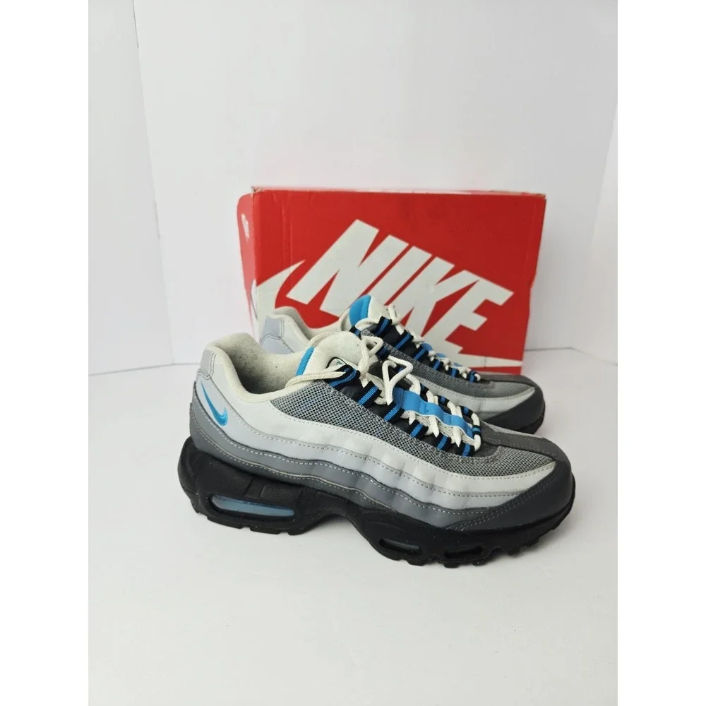 Nike Air Max‎ 95 Recraft 6 youth shoes grey blue - Picture 2 of 7